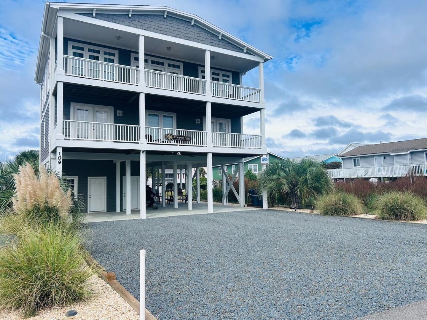 Compass Rose Villa Holden Beach Ngoại thất bức ảnh